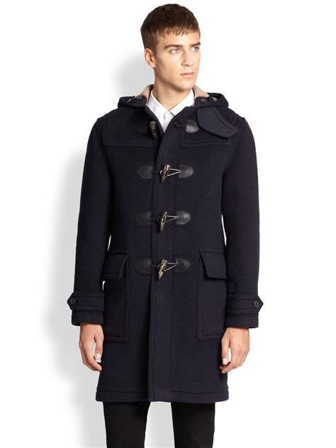 burberry duffle coat sizing|Burberry men's coat outlet.